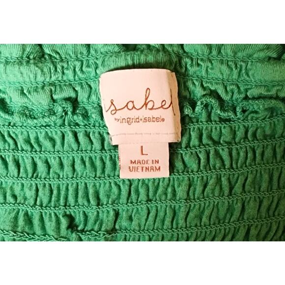 Ingrid + lsabel Womens Green Romper Pants Soft Jumpsuit Maternity Size Large L - Picture 6 of 6